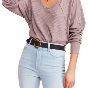 Free People Santa Clara Thermal Top - size small